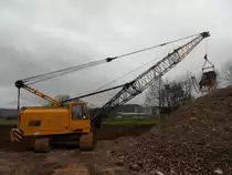 Demag B 410 LCB am 15.11.2009 in der Nähe von Kenn