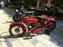 Indian Motorrad bei den Luxembourg Classic Days in Mondorf am 29.08.2015