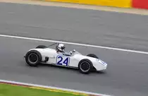 NR.24 LOTUS 18 907, Bj:1960, 2500ccm, Fahrer: McCABE Charles (USA), am 19.Sep.2015 im Rahmenrennen der 6h Classic, Class 7b - Pre 1961 rear engine Grand Prix cars on 15” wheels, Rennen der Historic Grand Prix Cars