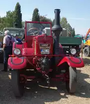 Lanz Eiler, bei der Oldtimerausstellung Baiersröder Hof im August 2015