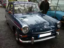 VW Typ 3 1600 TL. 1965 - 1969. Die Fließheck Limousine erschien im August 1965 als zusätzliches Modell, zum bereits seit 1961 als 1500´er gebauten Typ 3. Der Boxermotor mit 1584 cm³ Hubraum leistet 54 PS. Historicasr am 17.10.2015.