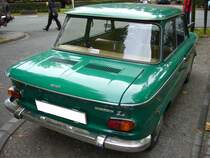 Heckansicht eines NSU Prinz 4L. 1961 - 1973. Historicar Duisburg am 17.10.2015.