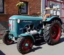 Hanomag R 324 S, gesehen bei der 2015er Oldtimerausstellung in Pferdsdorf/Thüringen, 08/2015