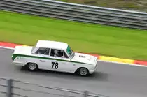 FORD Lotus Cortina, Bj.1965, 1594ccm, Historic Motor Racing News U2TC Rennen, Mitzieher beim 6h Spa Classic am 19.September