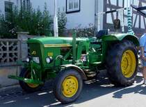 John Deere 510, gesehen bei der 2015er Oldtimerausstellung in Pferdsdorf/Thüringen, 08/2015