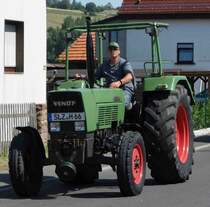 Fendt 106 S unterwegs in Pferdsdorf anl. der 2015er Oldtimerveranstaltung im August