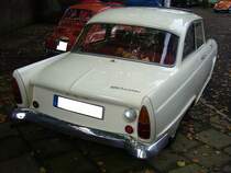 Heckansicht eines DKW Junior. 1959 - 1963. Oldtimertreffen an der Niebu(h)rg/Oberhausen am 18.10.2015.