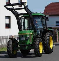 John Deere 1640, unterwegs in Pferdsdorf anl. der 2015er Oldtimerveranstaltung im August