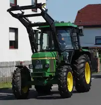 John Deere 1640, unterwegs in Pferdsdorf anl. der 2015er Oldtimerveranstaltung im August