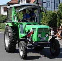 Deutz 5206, unterwegs in Pferdsdorf anl. der 2015er Oldtimerveranstaltung im August