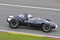 Nr.43 COOPER T43, Bj.1957, 1960ccm, Fahrer: PILKINGTON Tania (GB),Mitzieher beim Historic Grand Prix Cars Rennen, Class 9 - Pre 1961 Grand Prix/Formula 2 cars of not more than 2 litres,am 19.Sep.2015 im Rahmenrennen der 6h Classic