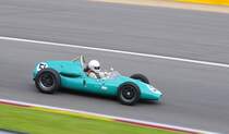 Nr.51 COOPER T51, Bj.1959, 2500ccm, Fahrer: BAILEY Timothy (GB),Mitzieher beim Historic Grand Prix Cars Rennen, Class 7b - Pre 1961 rear engine Grand Prix cars on 15” wheels,am 19.Sep.2015 im Rahmenrennen der 6h Classic