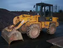 Versuch einer Aufnahme in der Dämmerung: Zettelmeyer ZL 602 in Pellingen am 03.11.2007