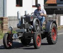Kramer Allesschaffer unterwegs in Pferdsdorf anl. der 2015er Oldtimerveranstaltung im August