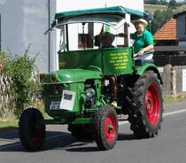 Deutz D 40 S, unterwegs in Pferdsdorf anl. der 2015er Oldtimerveranstaltung im August