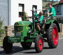 Deutz D 40 S, unterwegs in Pferdsdorf anl. der 2015er Oldtimerveranstaltung im August