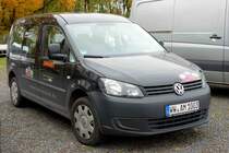 VW Caddy als Ausstellerfahrzeug, gesehen bei der Bulldogmesse in Alsfeld, Oktober 2015