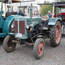 Hanomag R 16, steht auf der Freigeländefläche bei der Bulldogmesse in Alsfeld, Oktober 2015