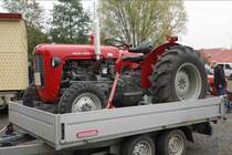 MF 35 sucht einen neuen Herrn bei der Bulldogmesse in Alsfeld, Oktober 2015