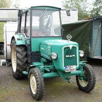 MAN steht auf der Freigeländefläche bei der Bulldogmesse in Alsfeld, Oktober 2015