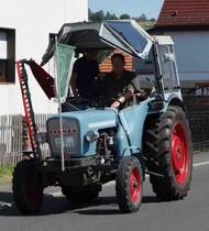 Eicher unterwegs in Pferdsdorf anl. der 2015er Oldtimerveranstaltung im August