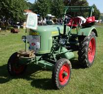 Fendt, gesehen bei der 2015er Oldtimerausstellung in Pferdsdorf/Thüringen, 08/2015