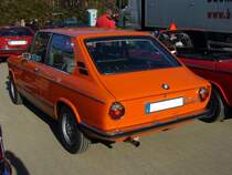 Heckansicht eines BMW 2000 tii Touring. 1971 - 1974. Oldtimertreffen Industriemuseum Ennepetal am 01.11.2015.