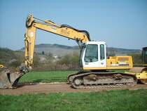 Liebherr R 904 Litronic am 04.04.2007 in der Nähe von Saarburg