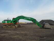 Komatsu PC 350 LC-8 am 14.06.2009 auf einer Baustelle in der Nähe von Lüttich (B