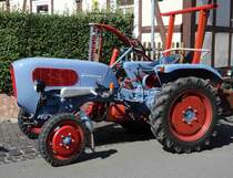 Güldner 14, gesehen bei der 2015er Oldtimerausstellung in Pferdsdorf/Thüringen, 08/2015