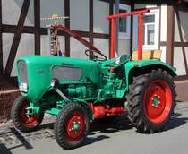 Güldner 20 PS, gesehen bei der 2015er Oldtimerausstellung in Pferdsdorf/Thüringen, 08/2015