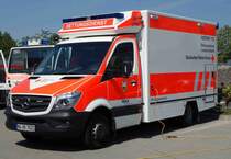 MB Sprinter der DRK OV Langenselbold ausgestellt am  Tag der offenen Tür  der Feuerwehr Langenselbold im August 2015