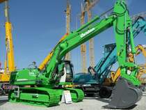 Liebherr R 934C HDSL Litronic auf einer Baumaschinenmesse in Bern am 18.03.2009