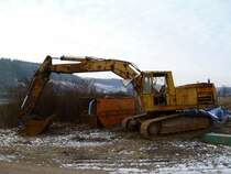 Liebherr R 941B am 12.02.2012 in der Nähe von Schweich