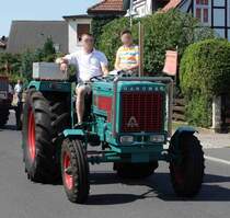Hanomag Granit 500, gesehen beim Festzug anl. der 2015er Oldtimerausstellung in Pferdsdorf/Thüringen, 08/2015
