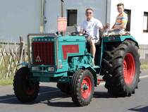 Hanomag Granit 500, unterwegs beim Festzug anl. der 2015er Oldtimerausstellung in Pferdsdorf/Thüringen, 08/2015