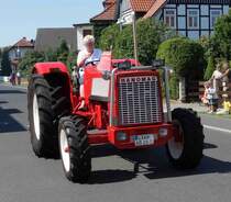 Hanomag, gesehen beim Festzug anl. der 2015er Oldtimerausstellung in Pferdsdorf/Thüringen, 08/2015