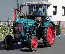 Hanomag R 324 S, unterwegs beim Festzug anl. der 2015er Oldtimerausstellung in Pferdsdorf/Thüringen, 08/2015
