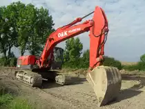O&K RH 6 auf einer Baustelle in der Nähe von Mersch (Lux.), 24.05.2009
