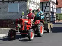 IHC 214, unterwegs beim Festzug anl. der 2015er Oldtimerausstellung in Pferdsdorf/Thüringen, 08/2015