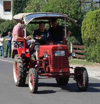 IHC unterwegs beim Festzug anl. der 2015er Oldtimerausstellung in Pferdsdorf/Thüringen, 08/2015
