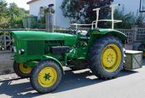 John Deere, gesehen bei der 2015er Oldtimerausstellung in Pferdsdorf/Thüringen, 08/2015