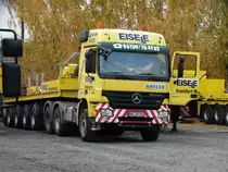 Eisele AG Mercedes Benz Actros am 06.11.15 im Rahmen einer vereinbarten Foto Session in Maintal