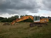 Liebherr R 934 HDSL Litronic am 12.07.2008 in der Nähe von Wecker (Lux.)