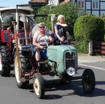 MAN als Teilnehmer des Festzuges anl. der 2015er Oldtimerausstellung in Pferdsdorf/Thüringen, 08/2015