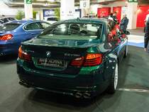 BMW Alpina B5 BiTurbo, Edition 50 Rückansicht. Foto: Auto Zürich, November 2015