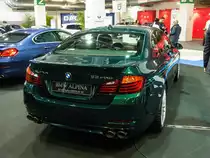 BMW Alpina B5 BiTurbo, Edition 50 Rückansicht. Foto: Auto Zürich, November 2015