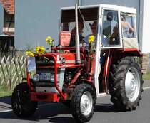 MF 133 als Teilnehmer des Festzuges anl. der 2015er Oldtimerausstellung in Pferdsdorf/Thüringen, 08/2015