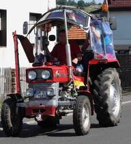 MF 133 als Teilnehmer des Festzuges anl. der 2015er Oldtimerausstellung in Pferdsdorf/Thüringen, 08/2015