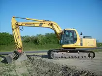 Komatsu PC 210 LC-6 active am 06.05.2007 in der Nähe von Bitburg